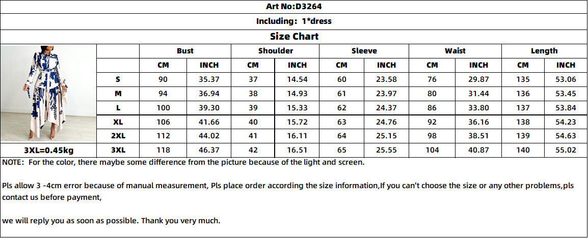 Brand New Collection 2024-2025 Lapel Lace-up Waist-controlled Slimming Asymmetric Skirt Dress