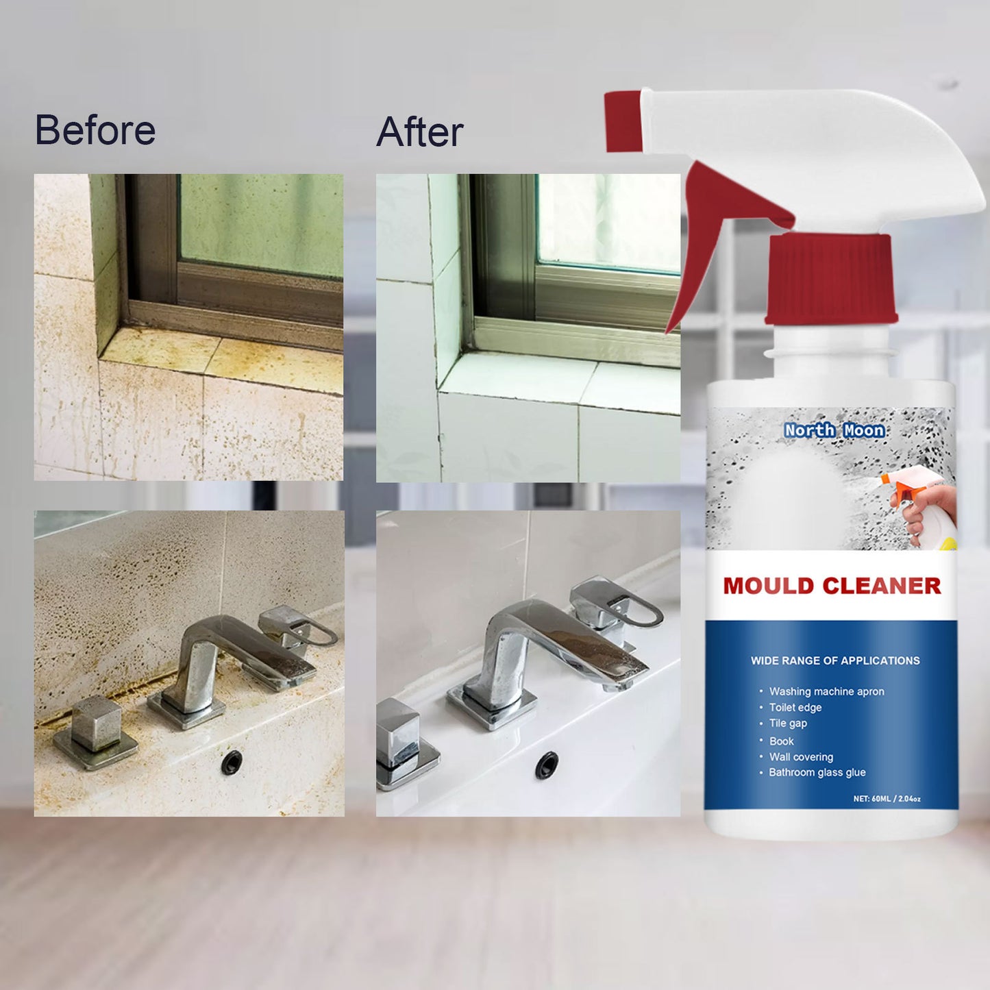 Brand NEW 2024 Mildew Deodorant Decontamination Spray Silicone Seam
