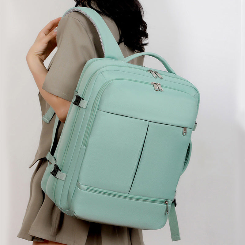 NEW 2024 Large Capacity Backpack For Women Men Multiple Pockets And Zippers Versatile Computer Bags Business Travel Backpack( Buy one BackPack get FREE Laptop Stand )