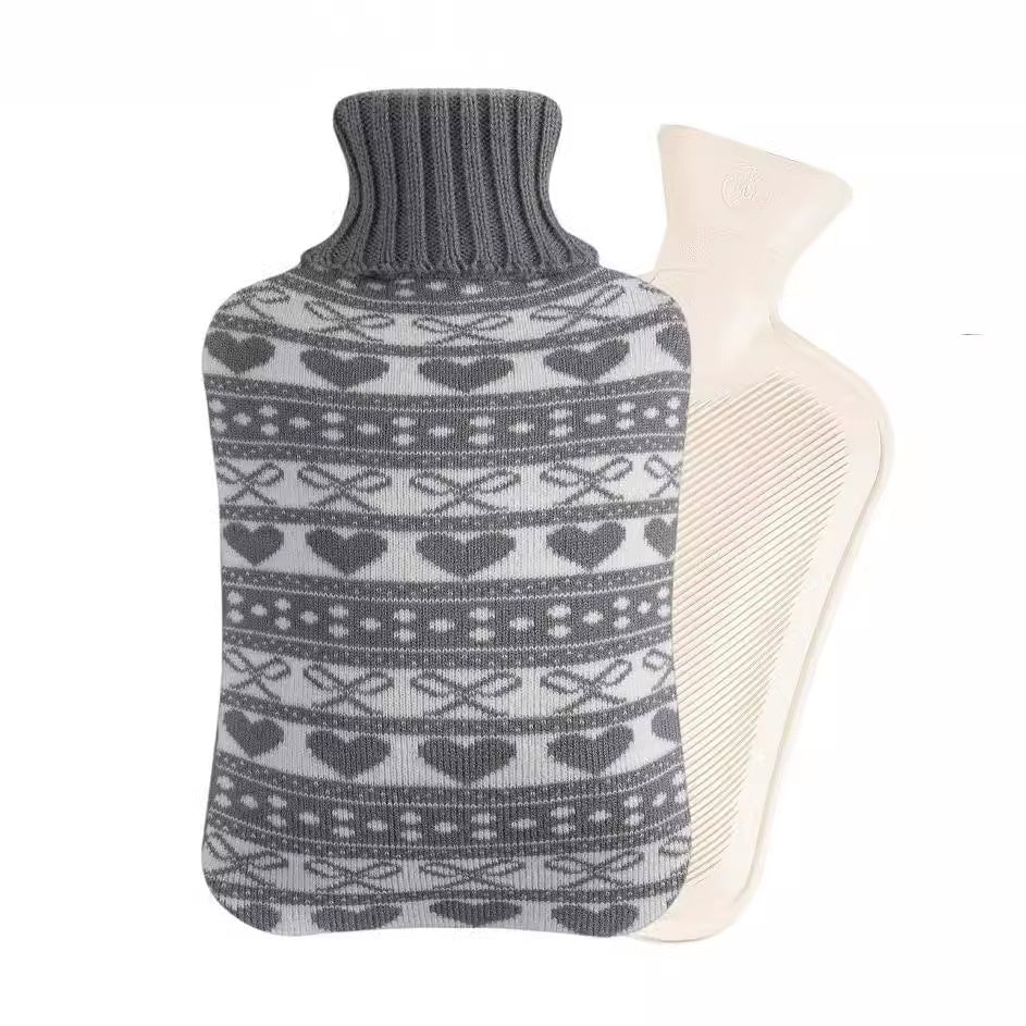 Cute Rubber Hand Warmer Water Bag Long Strip Water Injection