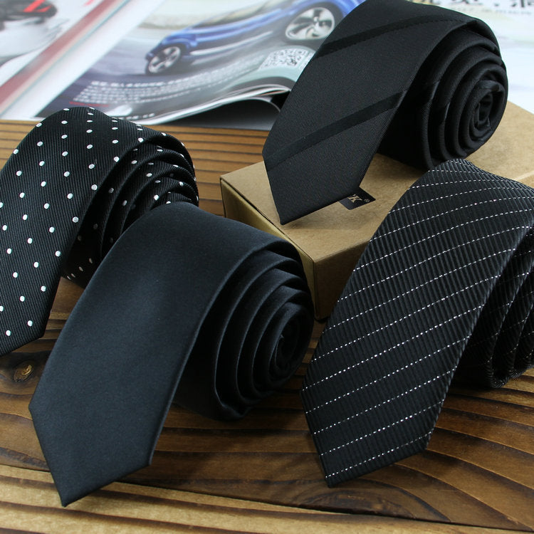 BiG BIG BIG SALES NOW Casual Business Black Striped Tie