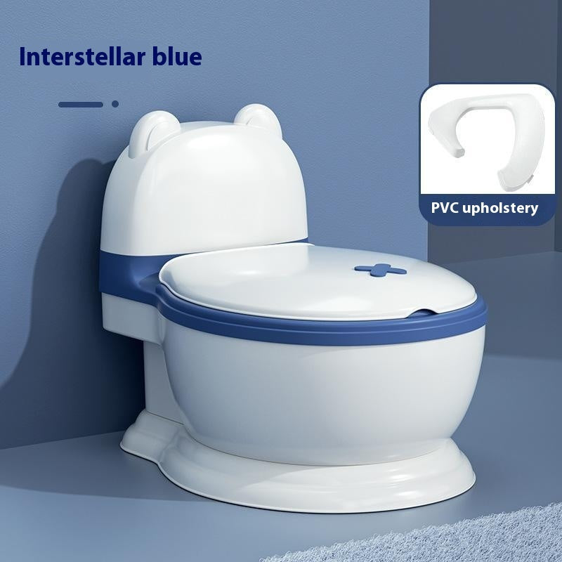 Simulated Enlargement Of Children's Toilet Seat