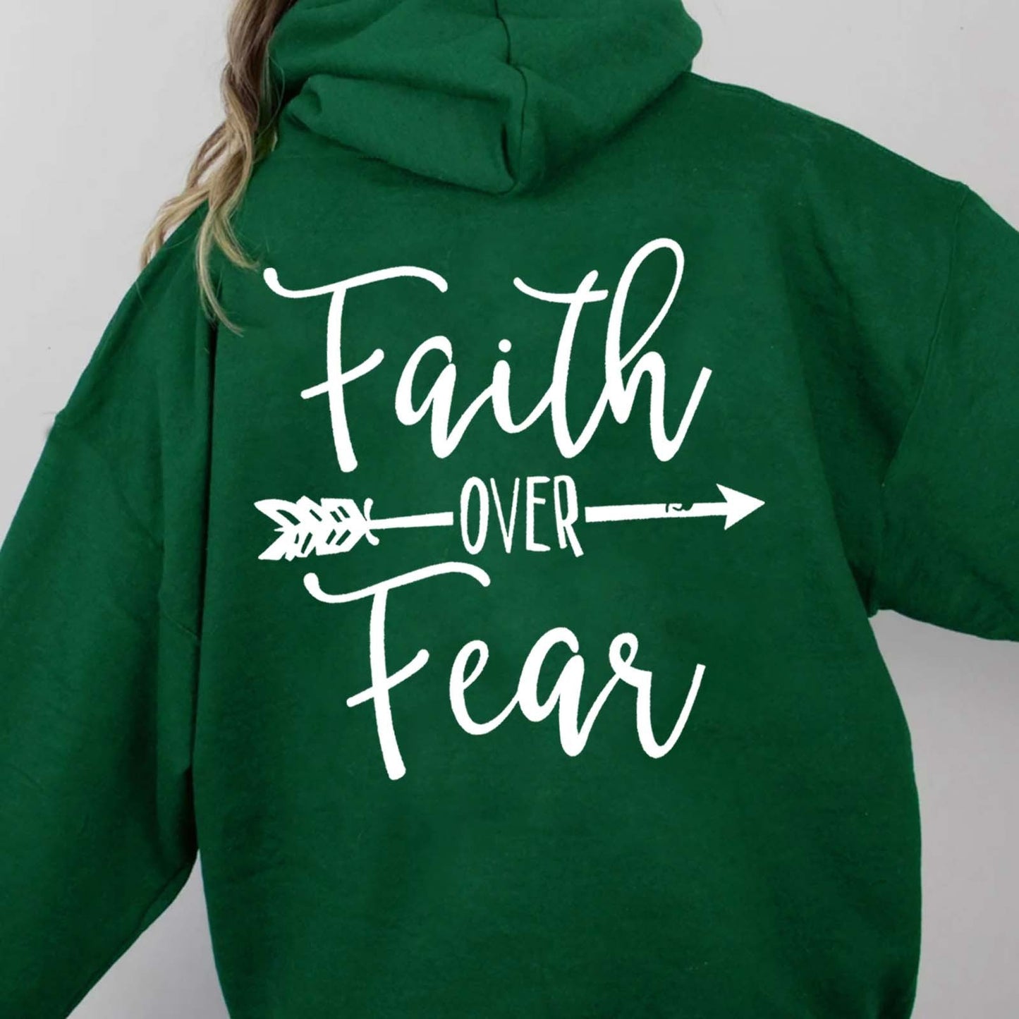 NEW 2024-2025 Plain Letter Printed Kangaroo Pocket Drawstring Women's Brushed Hoody