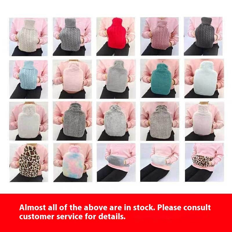 Cute Rubber Hand Warmer Water Bag Long Strip Water Injection