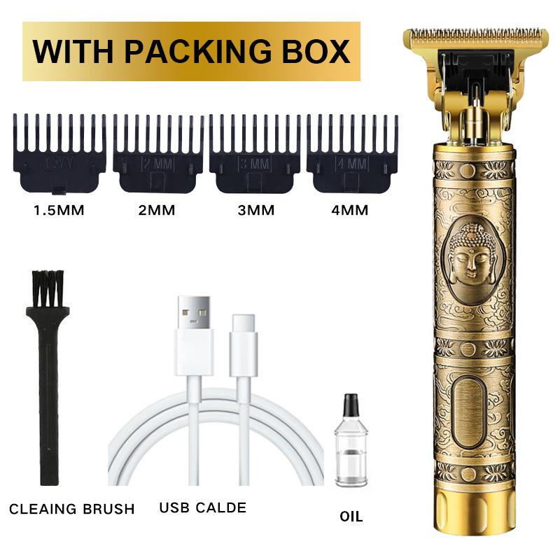 Cross-border hair clipper shaving head electric clipper electric clipper hair clipper oil head carving razor universal barber scissors