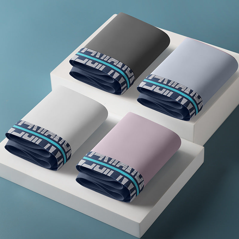 Ice Silk Men's Underwear Cotton Crotch Antibacterial Thin Breathable Loose buy one get one free LAPTOP STAND