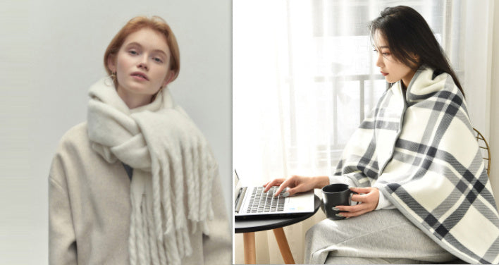 New 2024 All-match Soft Glutinous Idle Style Thermal Long Scarf