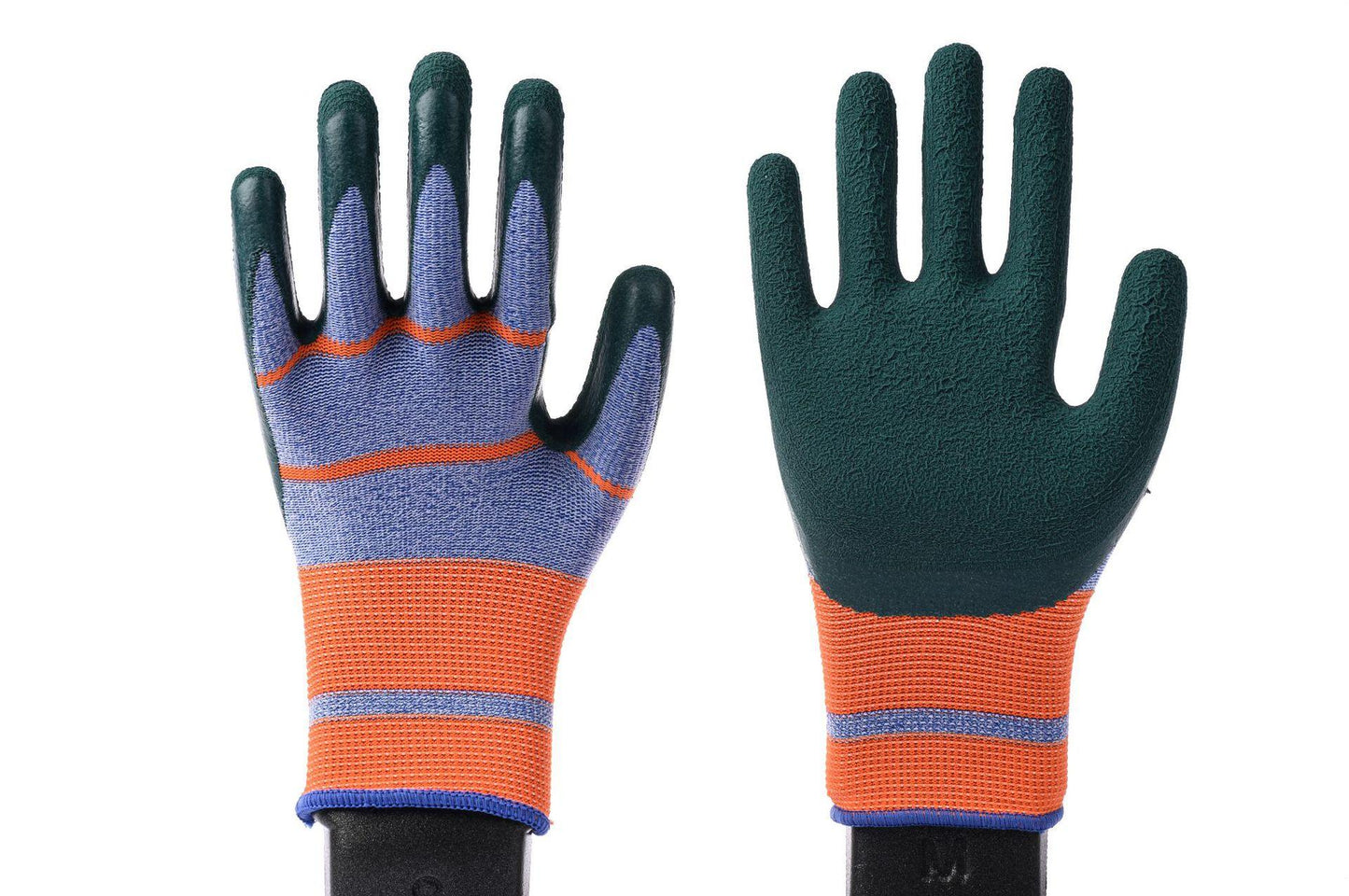 Labor protection gloves latex embossed gloves labor protection wear-resistant non-slip gloves construction site work wholesale factory protective gloves