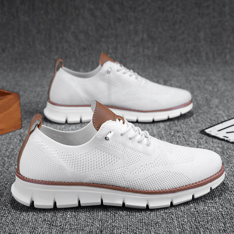 Brand NEW 2024-2025 Men's Fashionable Casual Breathable Fly Woven Mesh Sneakers - FREE SHIPPING
