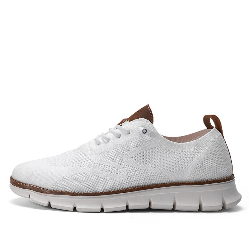 Brand NEW 2024-2025 Men's Fashionable Casual Breathable Fly Woven Mesh Sneakers - FREE SHIPPING