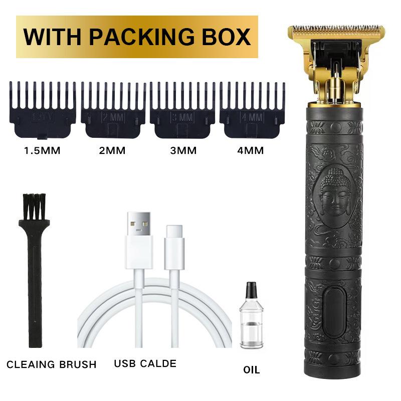 Cross-border hair clipper shaving head electric clipper electric clipper hair clipper oil head carving razor universal barber scissors