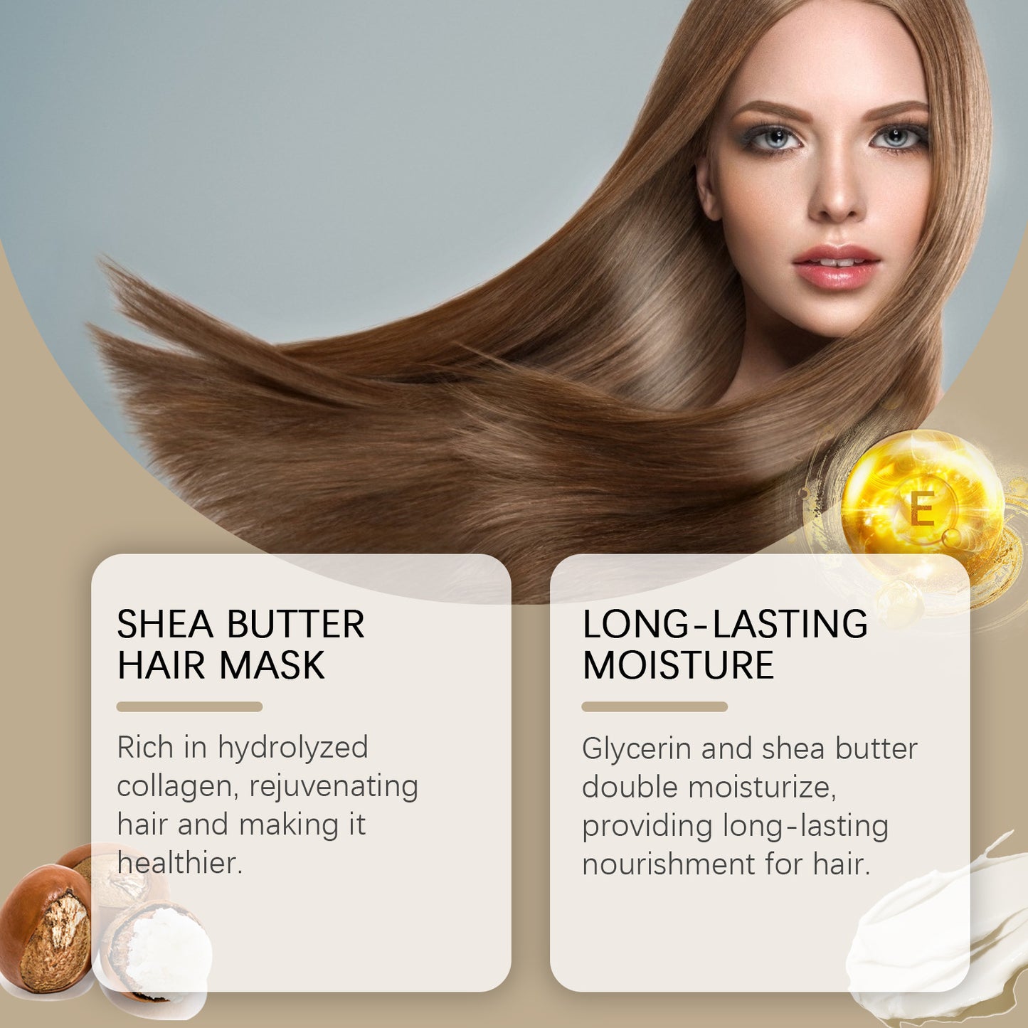 Shea Butter Moisturizing Hair Mask For Dryness buy one get  Free Laptop Support Free