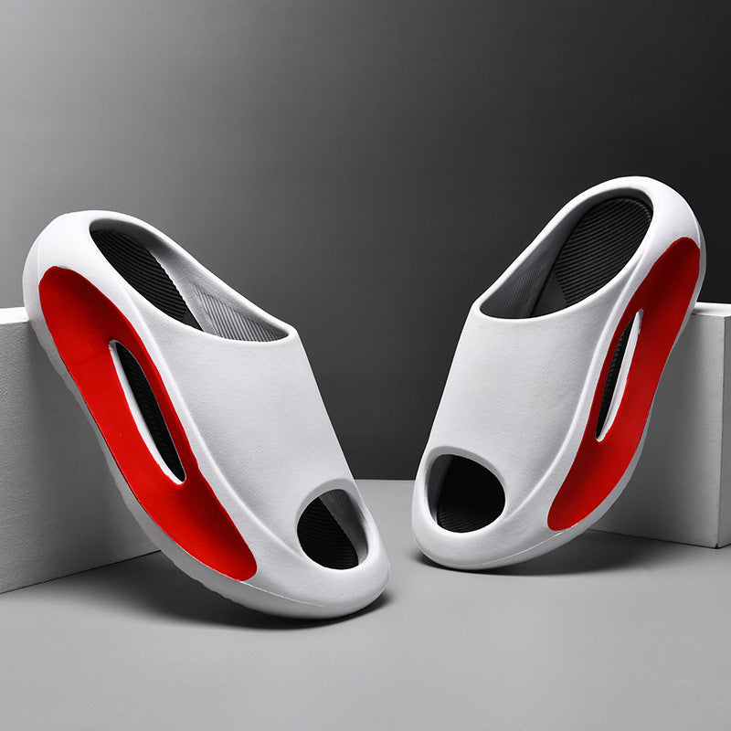 Ins Slippers Women Men Peep Toe Slipper Summer Hollow for women and men Sports Beach Shoes