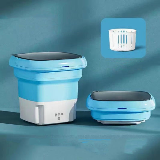 Mini Compact Portable Stack Washing Machine buy one and get One Laptop Stand Free