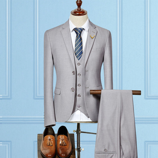 2024-2025 Slim Fit Wedding Suits For Men Custom Made Mens 3 Piece Suit