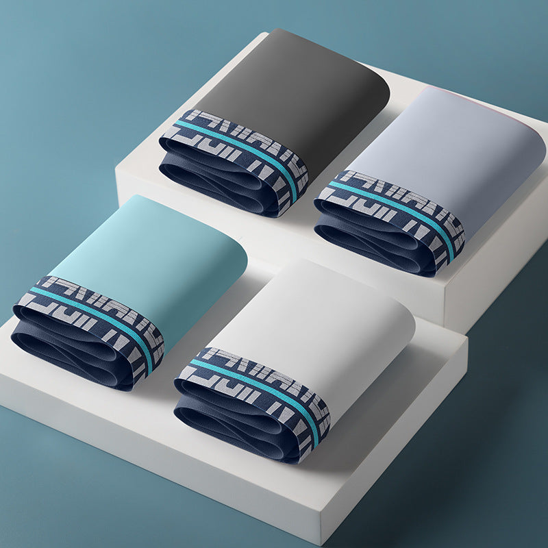 Ice Silk Men's Underwear Cotton Crotch Antibacterial Thin Breathable Loose buy one get one free LAPTOP STAND