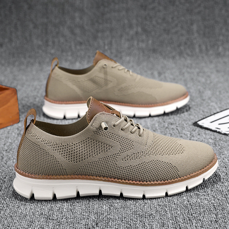Brand NEW 2024-2025 Men's Fashionable Casual Breathable Fly Woven Mesh Sneakers - FREE SHIPPING