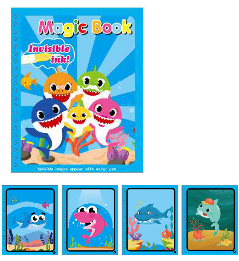 Children's Water Painting Book Coloring And Coloring Book