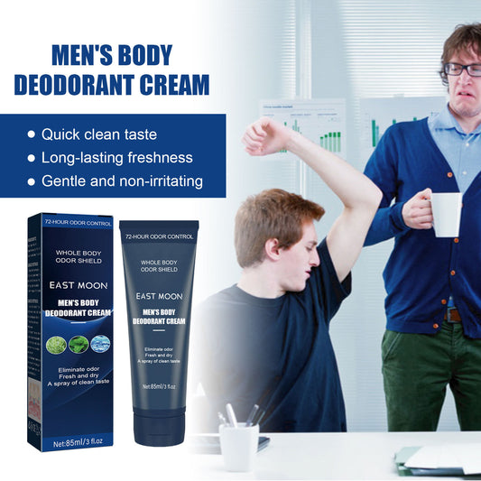 Men's Whole Body Deodorant Cream Gently Removes Body Odor free gift laptop stand