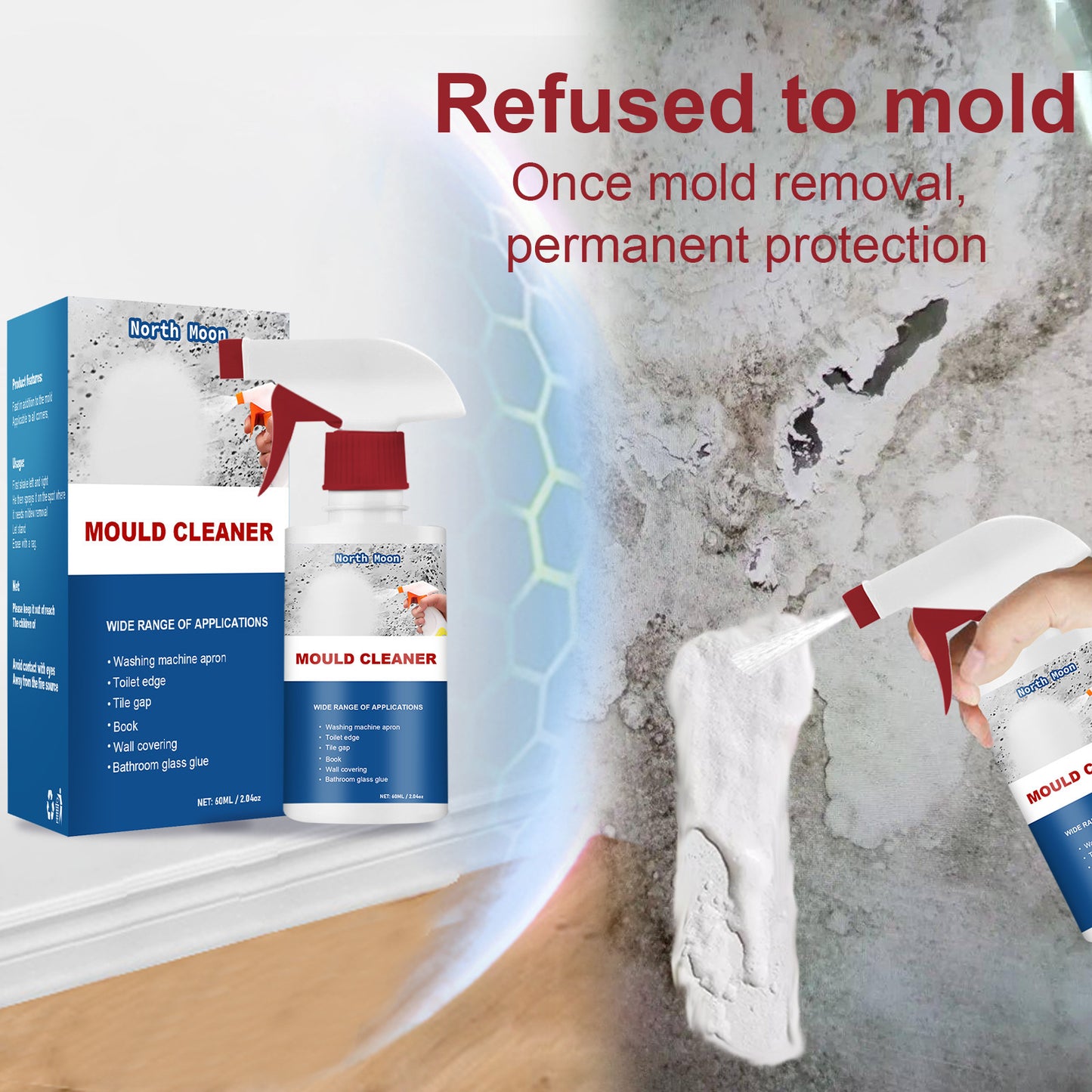 Brand NEW 2024 Mildew Deodorant Decontamination Spray Silicone Seam
