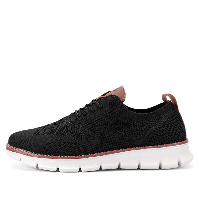 Brand NEW 2024-2025 Men's Fashionable Casual Breathable Fly Woven Mesh Sneakers - FREE SHIPPING