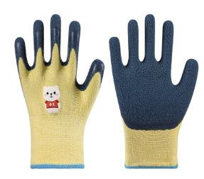 Labor protection gloves latex embossed gloves labor protection wear-resistant non-slip gloves construction site work wholesale factory protective gloves