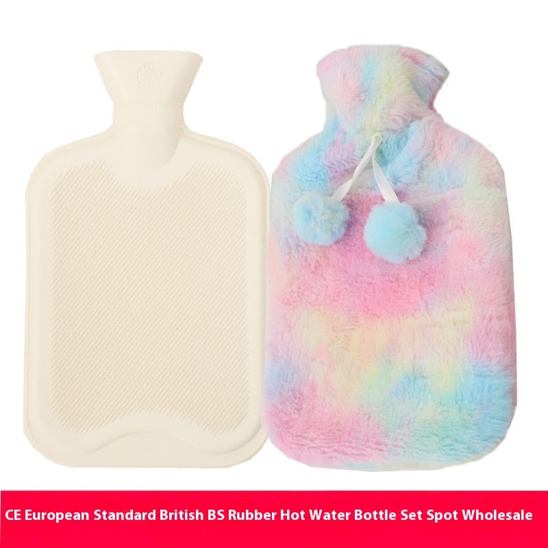 Cute Rubber Hand Warmer Water Bag Long Strip Water Injection