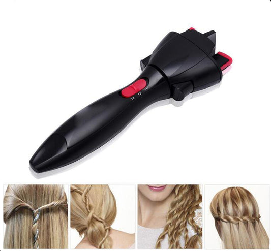 Automatic Hair Twister USB Electric Machine DIY Roller Styling Tool Styler Bun Maker