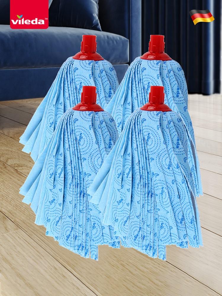 Mop Hand-free Micro-force Vileda2024 New Household Self-wringing Water Non-woven Fabric Mop New Product