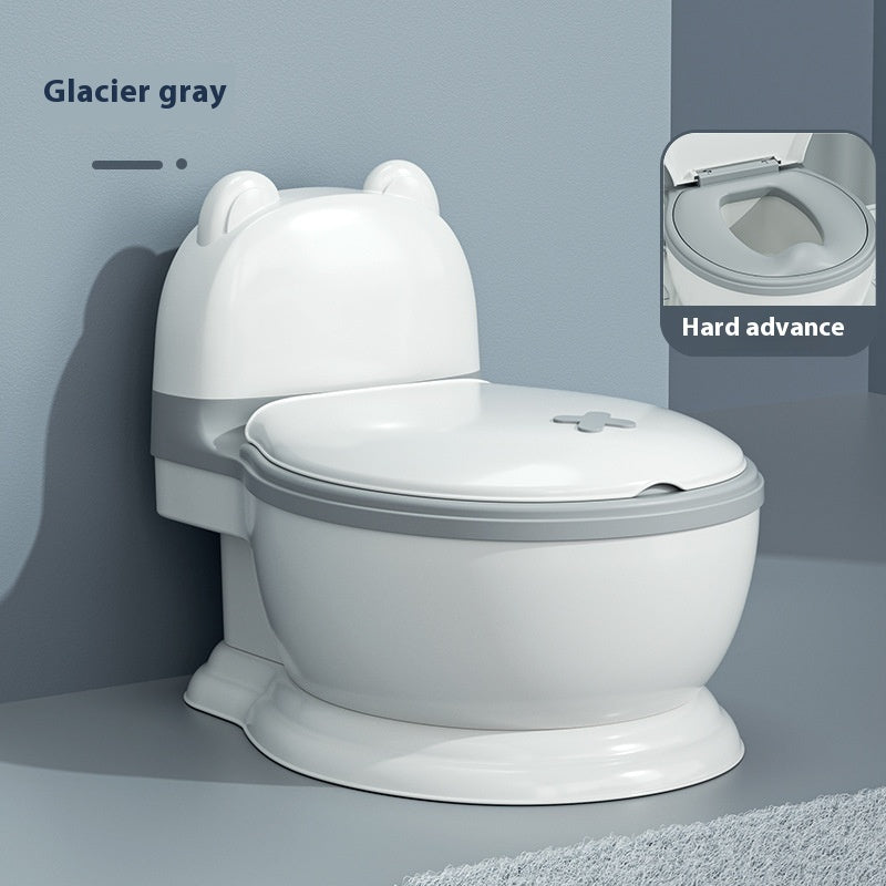 Simulated Enlargement Of Children's Toilet Seat