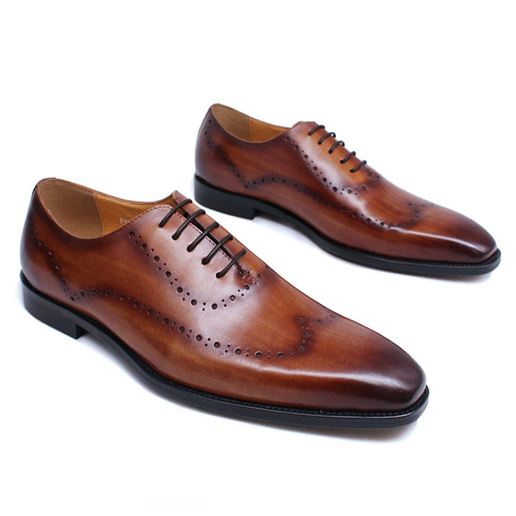 Our New Collection 2025 Men's Business Engraved British Brogue Leather Shoes