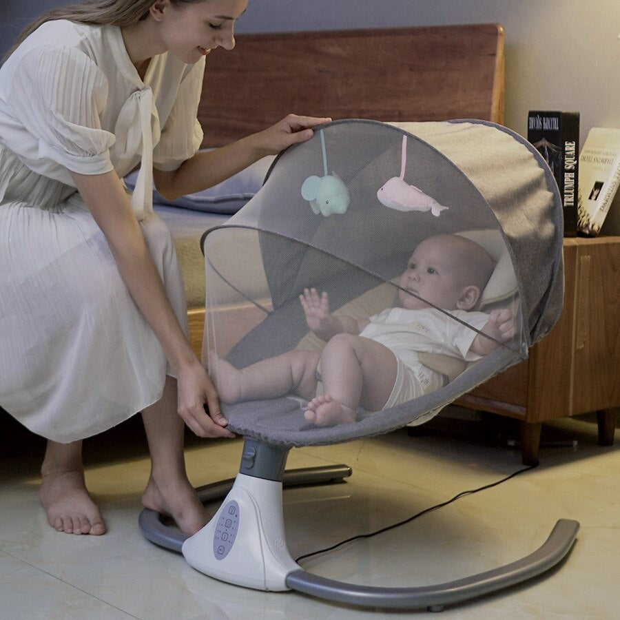 NEW 2025 Baby Rocking Chair Soothing Chair Electric Smart Cradle