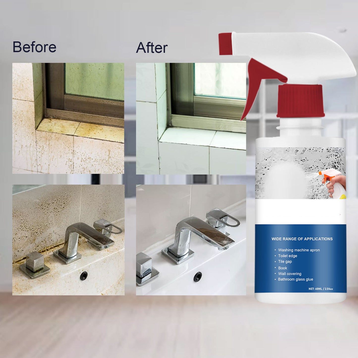 BRAND NEW 2024 Silicone Deodorant Foam Cleaning Spray