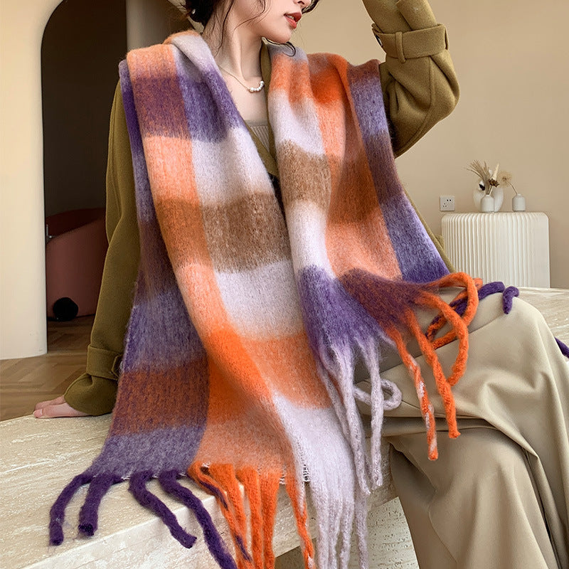 Women's Neck Warmer Fashionable Stylish All-matching buy one get a free Laptop stand