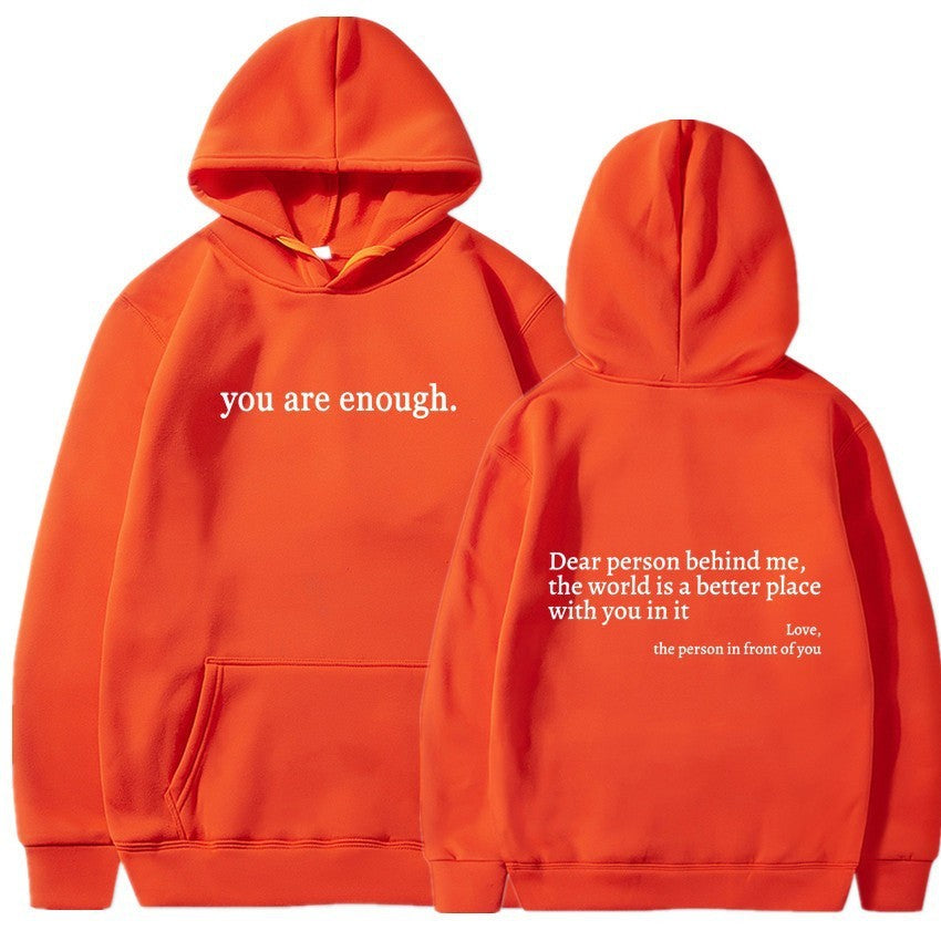 NEW 2024-2025 Women's Brushed Hoody Plain Letters