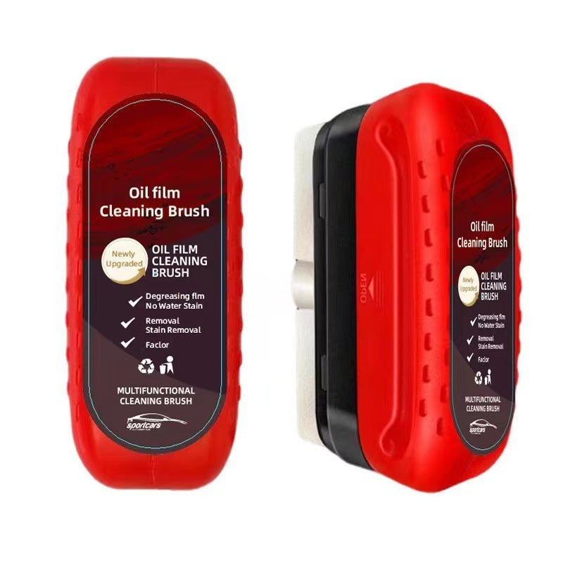 New 2024 - 2025 Car Glass Oil Film Cleaning Brush Strong Decontamination