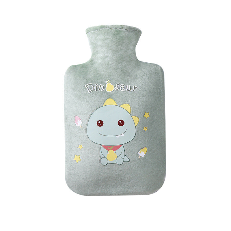Cartoon Plush Cloth Cover With Water Filled Hot Water Bag