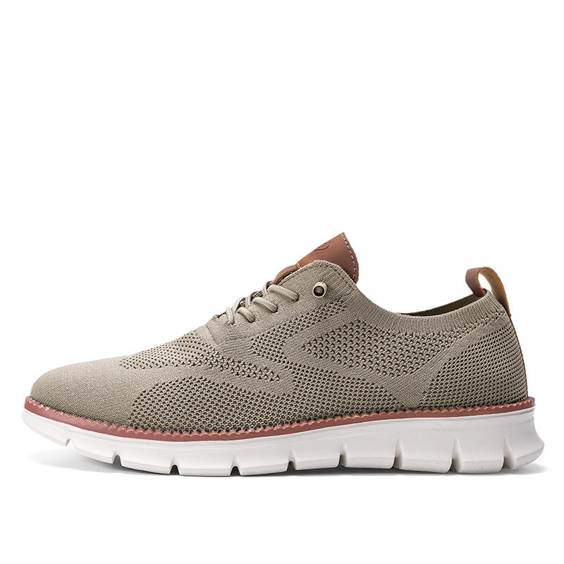 Brand NEW 2024-2025 Men's Fashionable Casual Breathable Fly Woven Mesh Sneakers - FREE SHIPPING