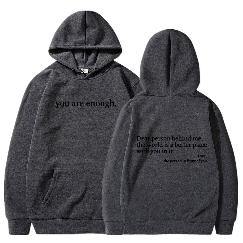 NEW 2024-2025 Women's Brushed Hoody Plain Letters